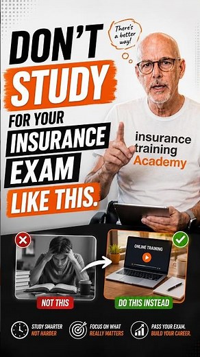 Don't Study for Your Insurance Exam Like This