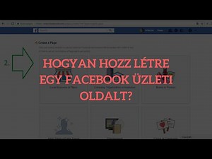 Facebook üzleti oldal létrehozása - Lépésről lépésre