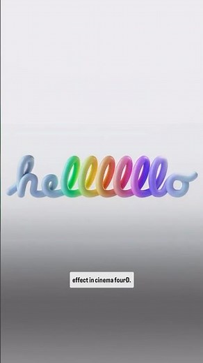 How To Create "Hellllo" iMac Animation in Cinema 4D