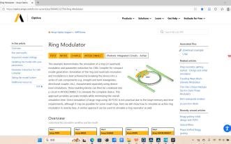 菜鸟学习lumerical笔记（微环调制器）