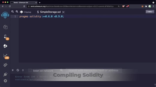 Solidity、区块链和智能合约课程-Python (完整中文字幕）