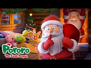 Santa Claus Christmas Song 🎅 | Santa Went Up the Chimney | Pororo Kids Holiday Songs