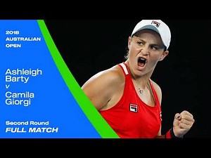 Ashleigh Barty v Camila Giorgi Full Match | Australian Open 2018 Second Round