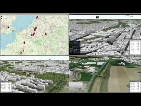 1 hour Thalys train 3D simulation ( 4K multi view demo )