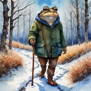 Mr. Toad Comes to Visit