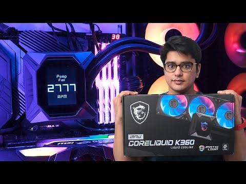 MSI's New Cooler Has A Screen! MPG CoreLiquid K360 AIO Liquid Cooler Review!
