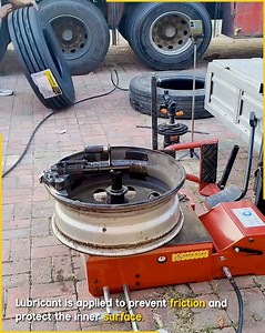 Fast Tire Replacement Using Smart Tool. #TireChangingMachine #TruckMaintenance | Jogi Jokes