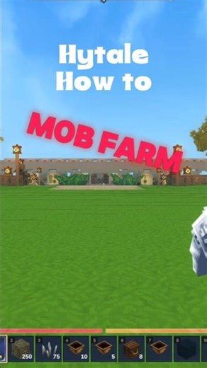 Hytale How to make Mob farm #hytale #howto #farm