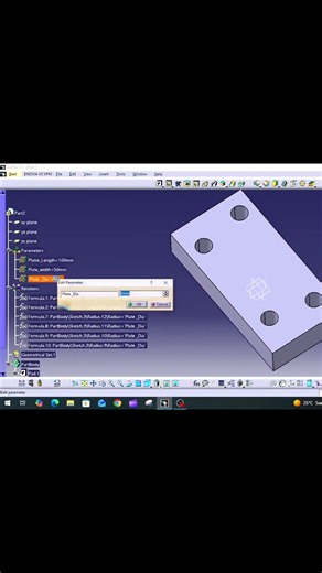 Create SMART 3D Model in CATIA V5 🔥 Using Parameters