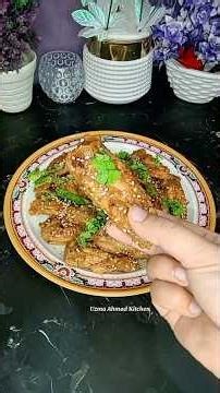 "Crispy Chicken Wings Recipe | Low Oil, Iftar & Starter Special 😊" #easyrecipe