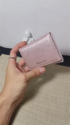 Fashionable Women's Large Capacity Bifold Wallet, Daily Accessory, Elegant Striped Design, Space-Saving, Casual Style, All Seasons #Fashion #wallet #ms