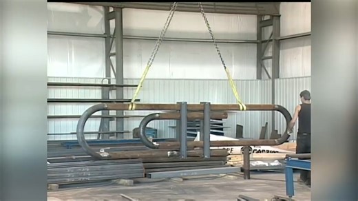 From the Archives: Worlds largest red paperclip to be erected in Kipling, Sask.