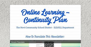 Online Learning - Continuity Plan