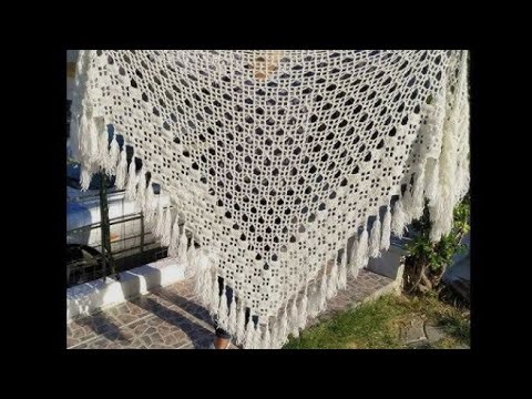 How to Crochet Quick Easy Women Shawl Pattern tutorial For Beginners#crochet#knitting#diy shawl