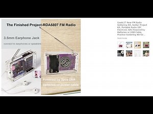 FM RADIO KIT BUILD RDA5807