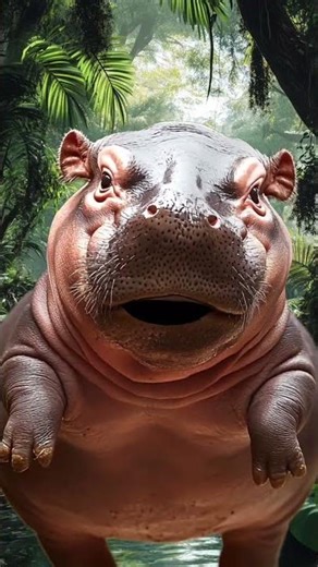 funny hippo #trendingshorts #animals #wildlife #fypシ #funny #memes