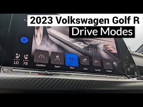 Drive Modes of the 2023 Volkswagen Golf R