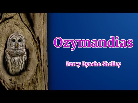 Ozymandias by Percy Bysshe Shelley | Perched Poetry Recital