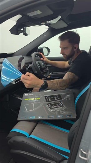 BMW iX3 2026 Screen Protector Install — Hybrid Glass for 18.8” Touchscreen NA5 / NA6 | PIXSEL UK