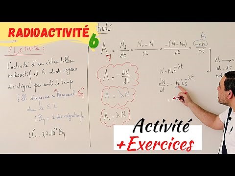 Radioactivité-6: Activité d'un échantillon
