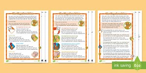KS1 The Gingerbread Man Traditional Tales Reading Comprehension Activity