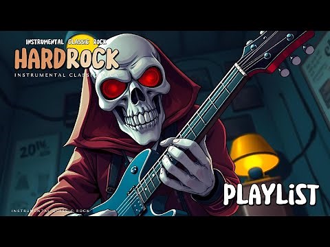 Best Hard Rock Instrumentals To Amplify Your Day 🔥⚡ [ Skull’s Legendary Guitar Riffs ]