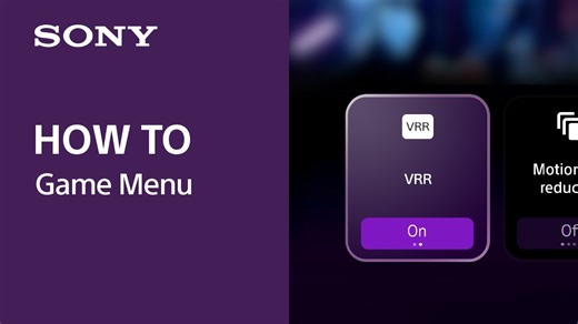 [VIDEO] How to use the Game Menu on your Sony TV | Sony UK