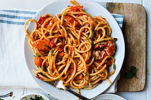 Calabrian Chili Tomato Lobster Pasta