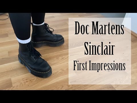 Doc Martens Sinclair Boots First Impressions