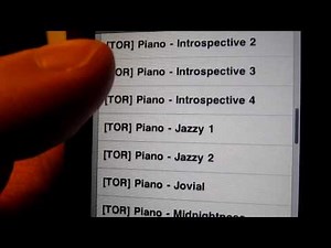 Piano ringtones for iPhone