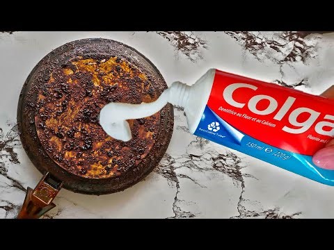 Old dirty pan will be like new in 2 Minutes! 😱 Amazing Hack🔥