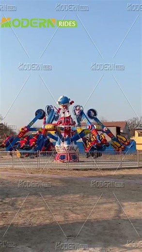 Moon Land Ride | Thrilling Space Swing Ride for Amusement Parks | Modern Amusement Rides Factory
