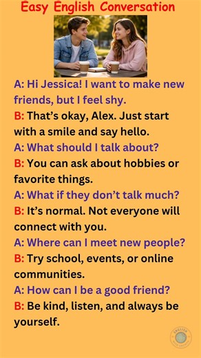 Easy English Conversation Practice | How to Make New Friends | Beginner English Speaking