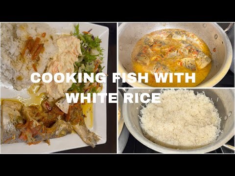 COOKING: COCONUT SEA BASS WITH WHITE RICE
