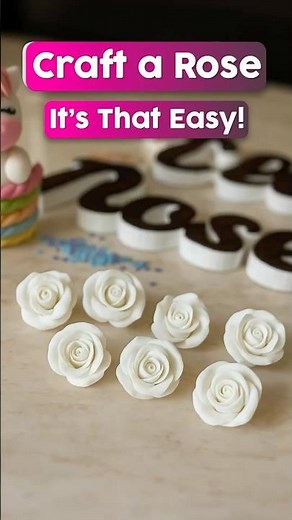 How to Make Realistic Clay Roses | Easy DIY Flower Tutorial🌹
