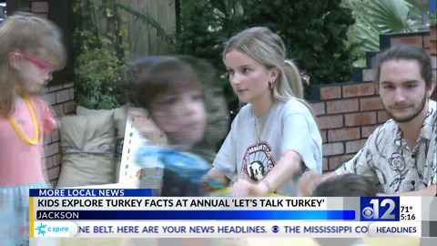 Kids explore turkey facts during "Let's Talk Turkey"