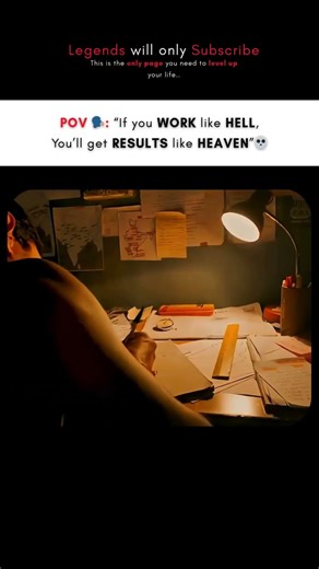 If you WORK like HELL, #discipline #motivation #stayfocused #viral #ego #youself #shortfeed