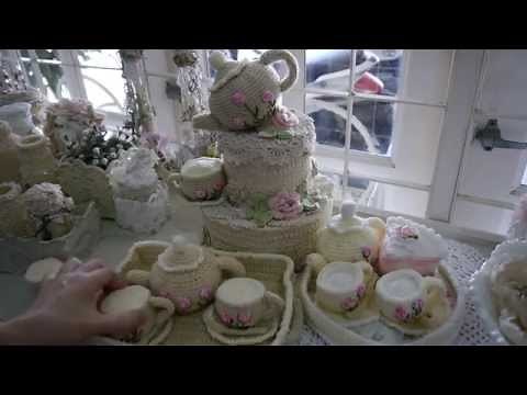 Crochet Tea party set ^0^