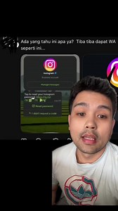 Lagi rame bgt bnyk tang terima WhatsApp reset password di instagram. #instagram #reset #password