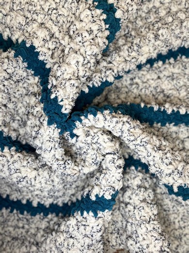 Retro Striped Chunky Crochet Blanket | Super Bulky Throw | 90s Crochet Blanket | Colorful Boho Home Decor | Chunky Blanket | PDF Pattern - Etsy