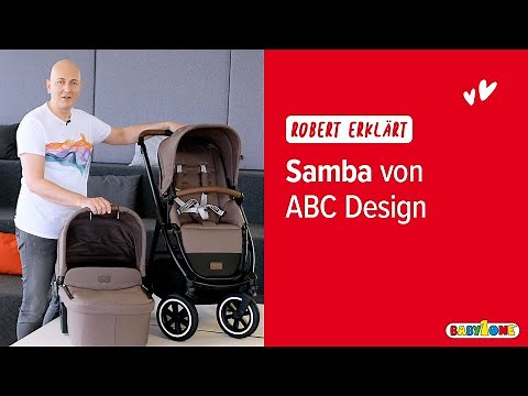 Welche Funktionen hat der Kinderwagen Samba von ABC Design? Robert erklärt es dir | BabyOne