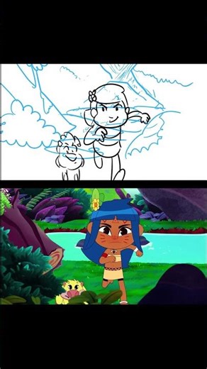 Animatic y animación de una gran serie (Lara y los portales del jaguar)
