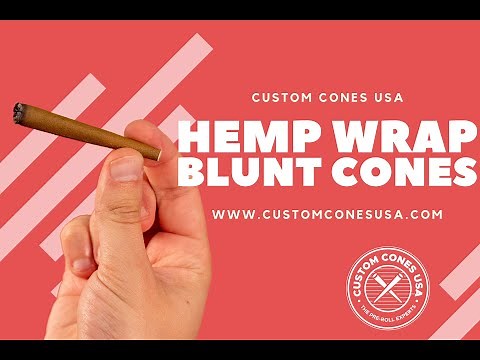 Hemp Wrap Blunt Cones | Custom Cones USA