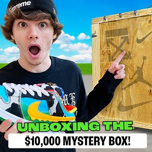 Unboxing A Sneaker MYSTERY Box! 👟 *$10,000* | Connor TV