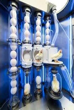 New technology in the future for raising chickens and eggs
