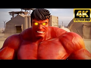Red Hulk Transformation Scene 2025 4K ULTRA HD
