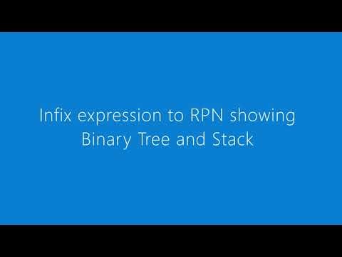 RPN with Binary Tree and Stack