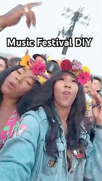 Festival Ready DIY￼ Tutorial #grwm #diycrafts