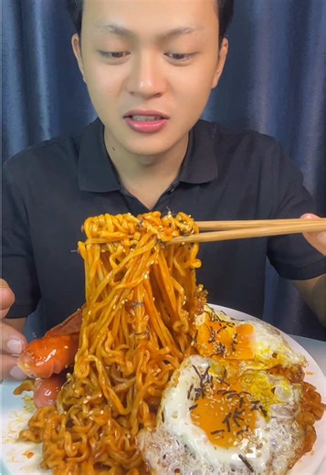 Mukbang mì samyang #ancungvuong #ancungtiktok #mukbang #misamyang | mukbang