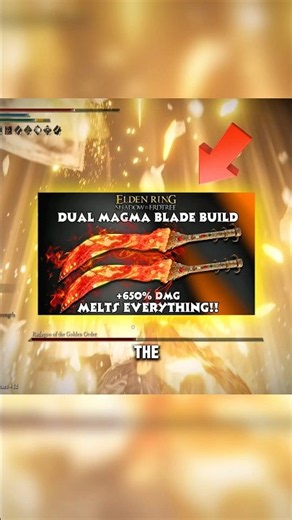 This Dual Magma Blade Build MELTS Everything 🔥#eldenring